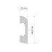 Плінтус Cezar LPC-04 2000 x 49,5 x 14 Плінтус Cezar LPC-04 2000 x 49,5 x 14