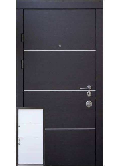 Вхідні Двері Авангард Горизонт AL 2 кольори "Qdoors" Вхідні Двері Авангард Горизонт AL 2 кольори "Qdoors"