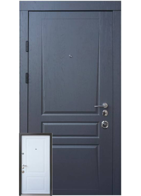 Вхідні Двері Авангард Тріно 2 кольори "Qdoors" Вхідні Двері Авангард Тріно 2 кольори "Qdoors"