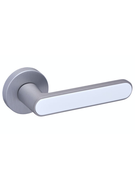 Ручки на розетах Gavroche BARIUM Ba - Z28 MSCB/White Ручки на розетах Gavroche BARIUM Ba - Z28 MSCB/White