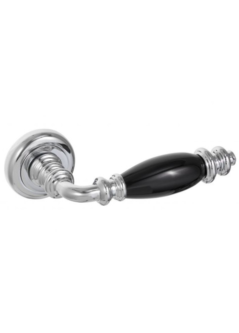 Ручки на розетах Gavroche CESIUM Cs - Z8 CP/Black Ручки на розетах Gavroche CESIUM Cs - Z8 CP/Black