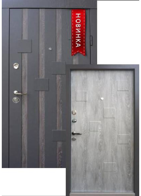 Вхідні Двері Рондо 2 кольори Qdoors Вхідні Двері Рондо 2 кольори Qdoors