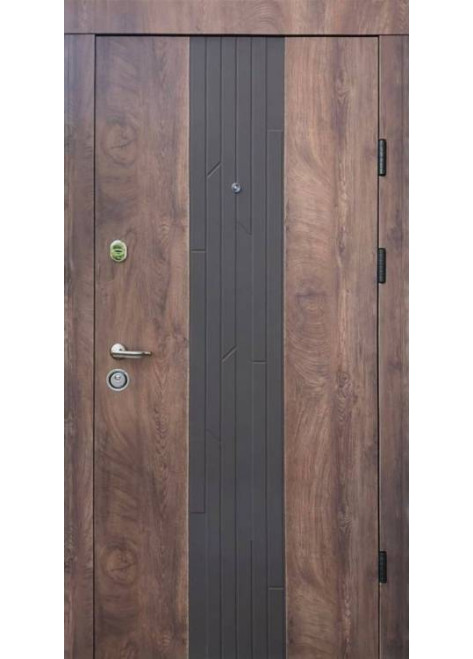 Вхідні Двері Люксор спил дерева кон'ячний Qdoors
