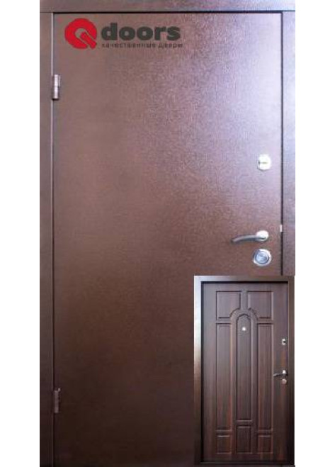 Вхідні Двері Стандарт М Класік темний горіх Qdoors Вхідні Двері Стандарт М Класік темний горіх Qdoors