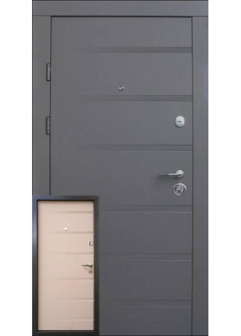 Вхідні Двері Роял смокі софт - латте софт "Qdoors" Вхідні Двері Роял смокі софт - латте софт "Qdoors"