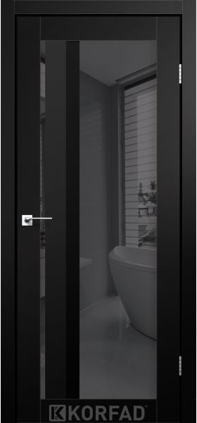 Міжкімнатні Двері AL-06 графіт BLK Super PET Korfad