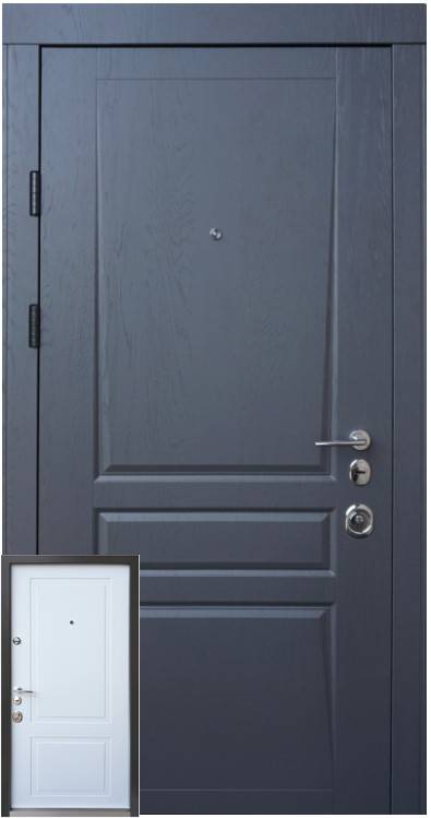 Вхідні Двері Авангард Тріно 2 кольори "Qdoors"