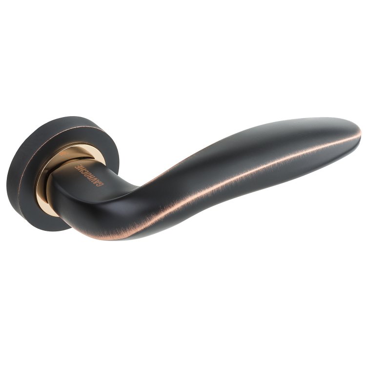 Ручки на розетах Gavroche ARGENTUM Ag - Z2 ORB/PB