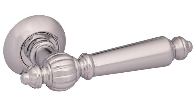 Ручки на розетах Gavroche RHODIUM Rh - А5 CP/CP