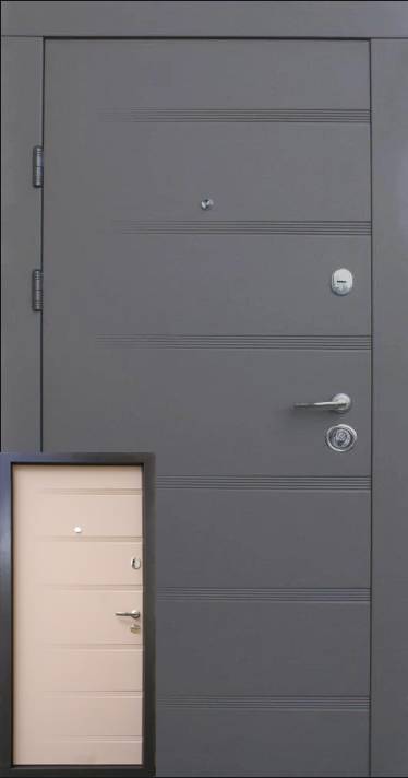 Вхідні Двері Роял смокі софт - латте софт "Qdoors"